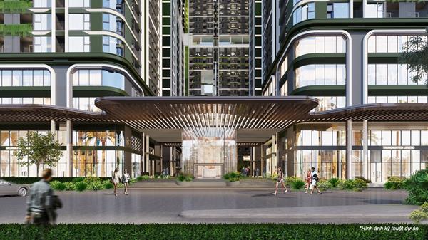 Đại sảnh như resort 5 sao, thông tầng 8m tại thành phố dưỡng lành La Pura